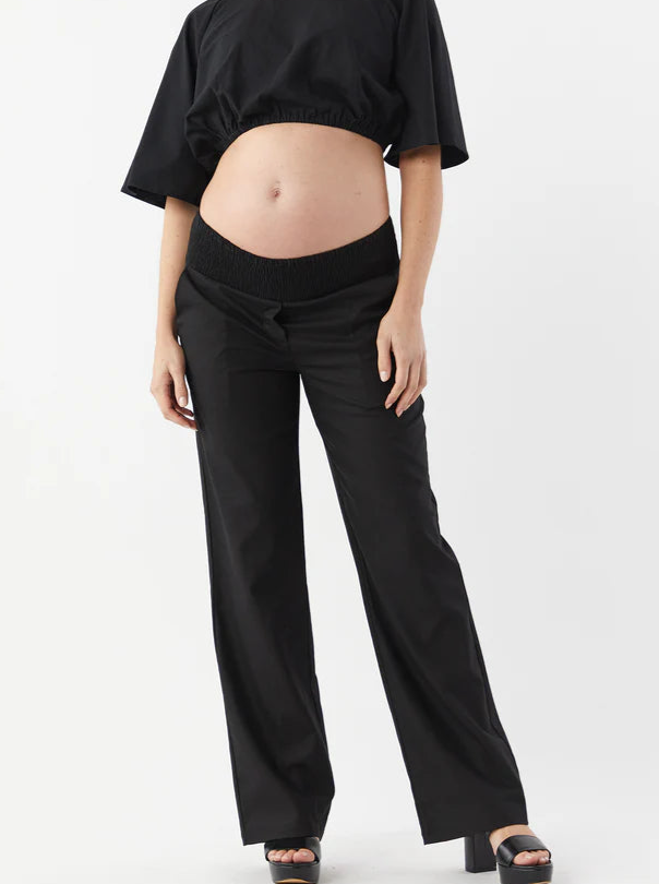 Pantalon de grossesse en lin Donna